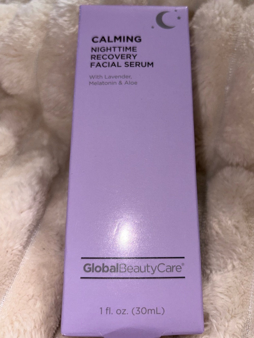 Global Beauty Care Calming Nighttime Recovery Facial Serum Aloe 1 oz